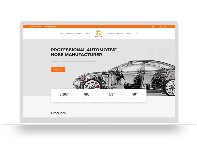 汽車(chē)橡膠配件公司網(wǎng)站建設(shè) 外貿(mào)營(yíng)銷(xiāo)品牌官網(wǎng)定制